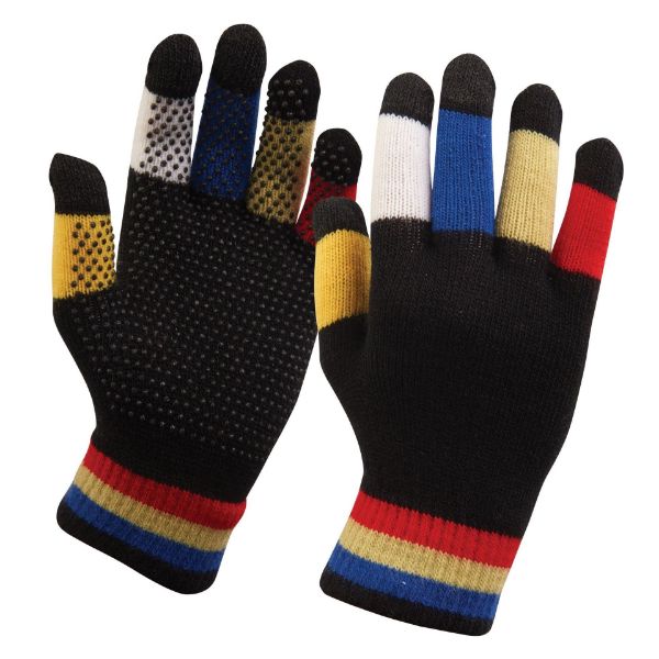 Picture of Dublin Childs Magic Pimple Grip Riding Gloves Black Multi One Size