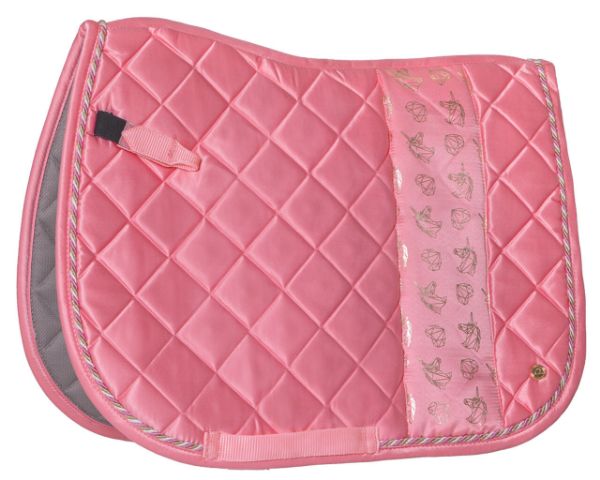 Picture of QHP Saddle Pad Didy Pink AP Shetland