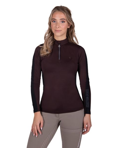 Picture of QHP Thermal Shirt Julin Coffee