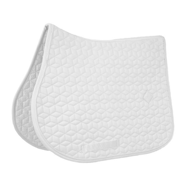 Picture of Kentucky Horsewear Saddle Pad Classic Jumping White Full