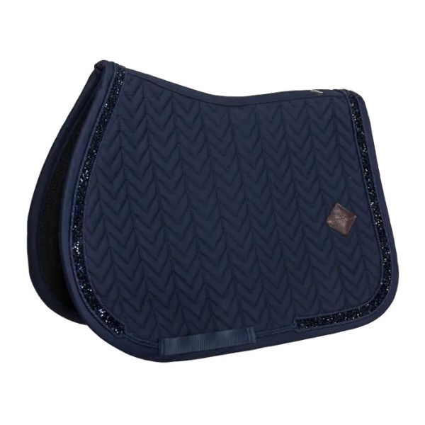 Picture of Kentucky Horsewear Saddle Pad Glitter Stone Navy Pony