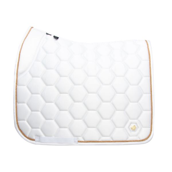 Picture of Coldstream Marygold Dressage Saddle Pad White Pony / Cob