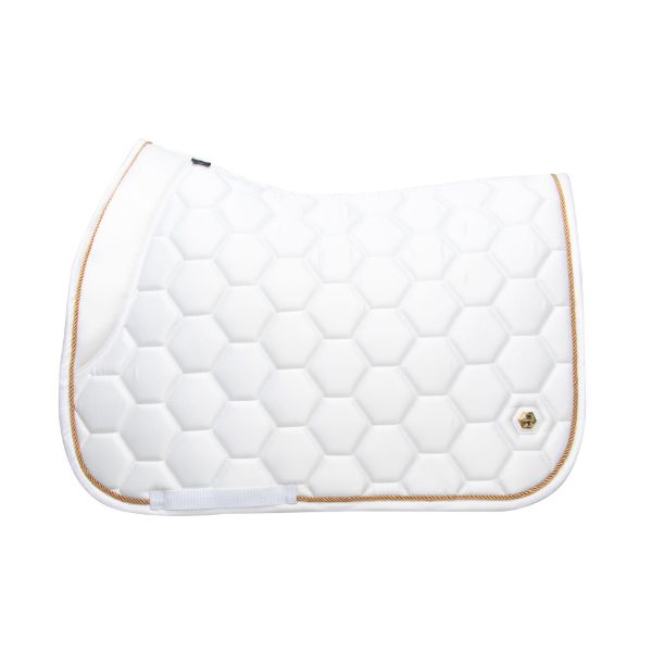 Picture of Coldstream Marygold GP Saddle Pad White Pony / Cob