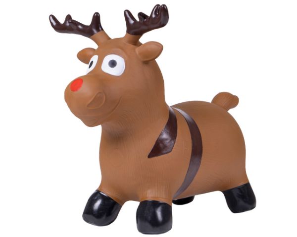 Picture of QHP Jumpy Christmas Reindeer Brown