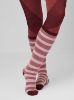 Picture of Le Mieux Adult Sophie Stripe Fluffies Socks Orchid
