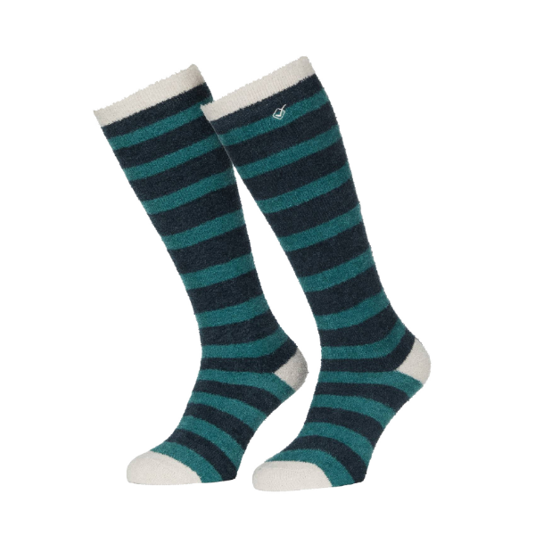 Picture of Le Mieux Junior Sophie Stripe Fluffies Socks Spruce