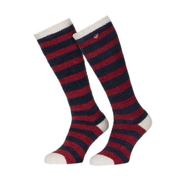 Picture of Le Mieux Junior Sophie Stripe Fluffies Socks Navy
