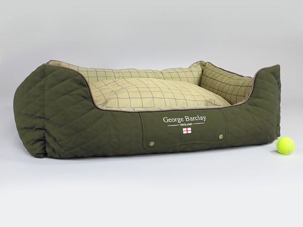 Picture of George Barclay Country Orthopaedic Walled Bed Olive Green X Large