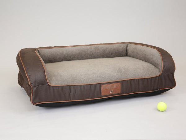 Picture of George Barclay Monxton Orthopaedic Sofa Bed Chestnut/Sable Large
