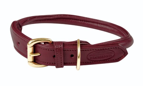 Picture of Weatherbeeta Rolled Leather Dog Collar Brown
