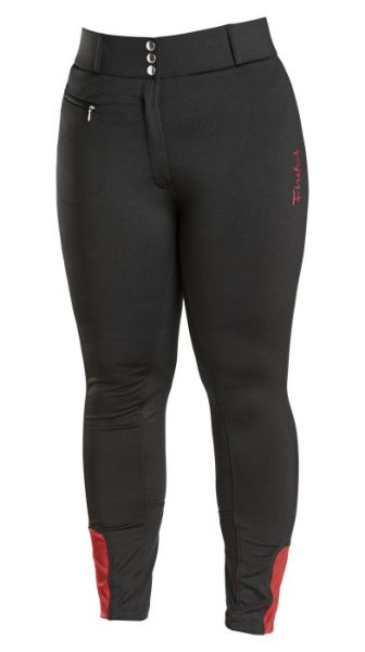 Picture of Firefoot Ladies Bankfield Sticky Bum Breeches Black/Merlot