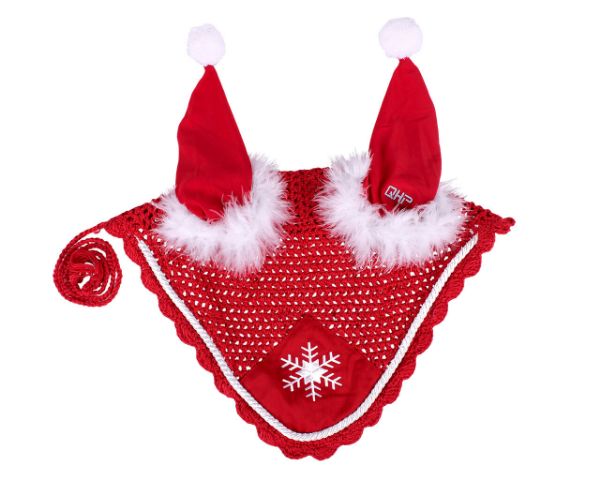 Picture of QHP Christmas Horse Ear Hat Red Pony