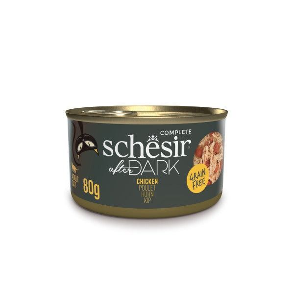 Picture of Schesir After Dark Wholefood Adult Cat Chicken In Broth 80g