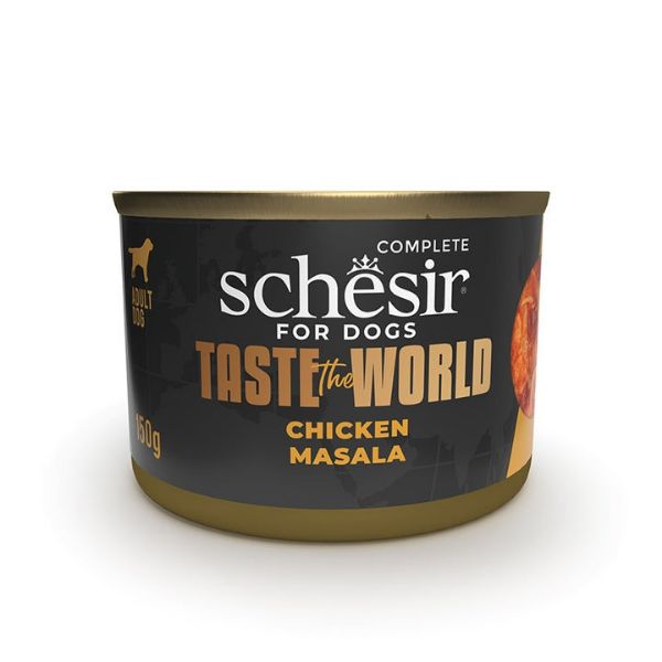 Picture of Schesir Taste The World Adult Dog Chicken Masala In Broth 150g