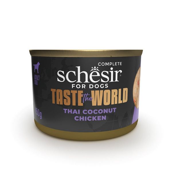 Picture of Schesir Taste The World Adult Dog Chicken Thai Coconut In Broth 150g