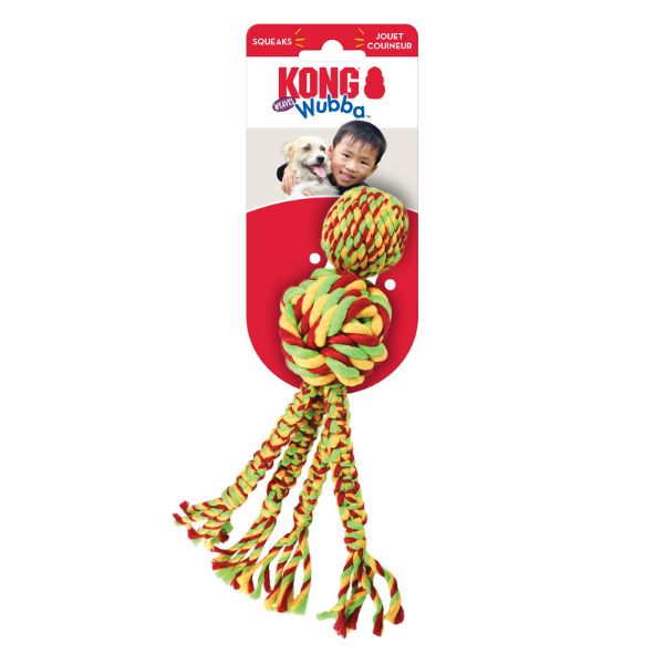 Picture of KONG Wubba Weaves With Rope Small
