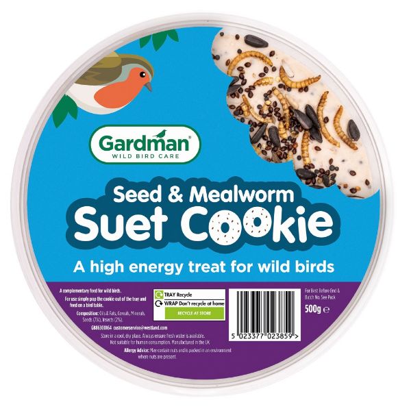 Picture of Gardman Seed & Mealworm Cookie 500g