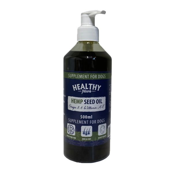 Picture of Healthy Paws Hemp Seed Oil 500ml