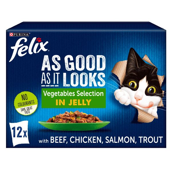 Picture of Felix As Good As it Looks Vegetable Selection In Jelly 12x100g