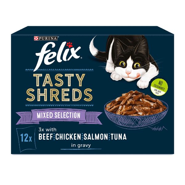 Picture of Felix Tasty Shreds Mixed Selection 12x80g
