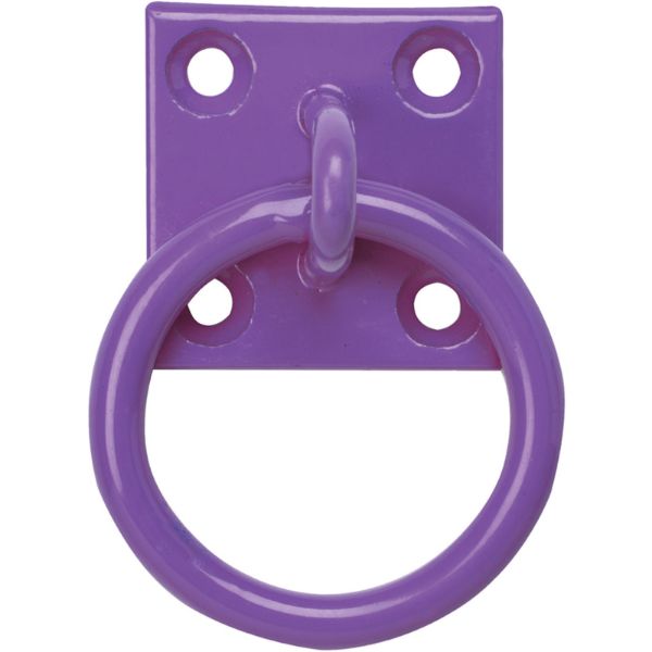 Picture of Perry Single Ring On Plate 50mm X 50mm Purple