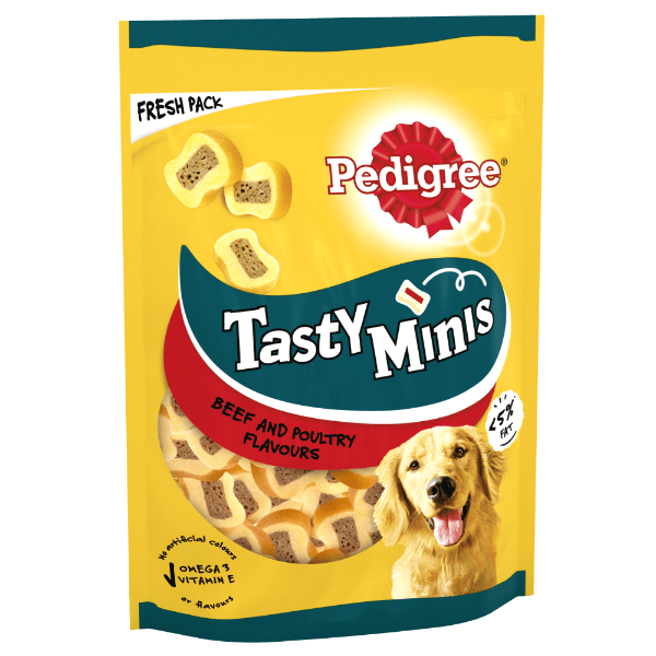 Picture of Pedigree Tasty Minis Chewy Slices Beef & Poultry 155g