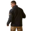 Picture of Ariat Mens Rebar Workman DuraCanvas 1/4 Zip Sweatshirt Black