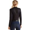 Picture of Ariat Womens Breathe 1/4 Zip LS Baselayer Black