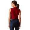 Picture of Ariat Womens Prix 2.0 Sleeveless Polo Sundried Tomato