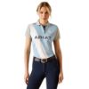 Picture of Ariat Womens Taryn SS Polo Glacier Lake