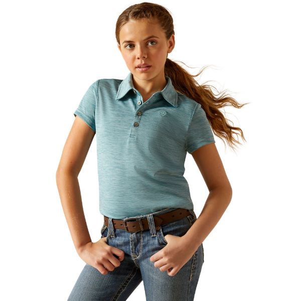 Picture of Ariat Youth Laguna SS Polo Brittany Blue