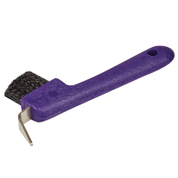 Picture of Roma Deluxe Hoof Pick With Brush Purple