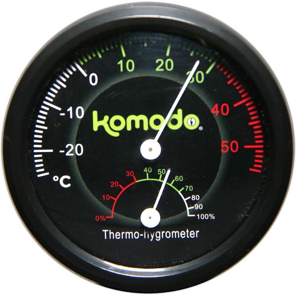 Picture of Komodo Combined Thermometer & Hygrometer Analog