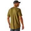 Picture of Ariat Mens Rebar Cotton Strong SS T-Shirt Lichen Heather