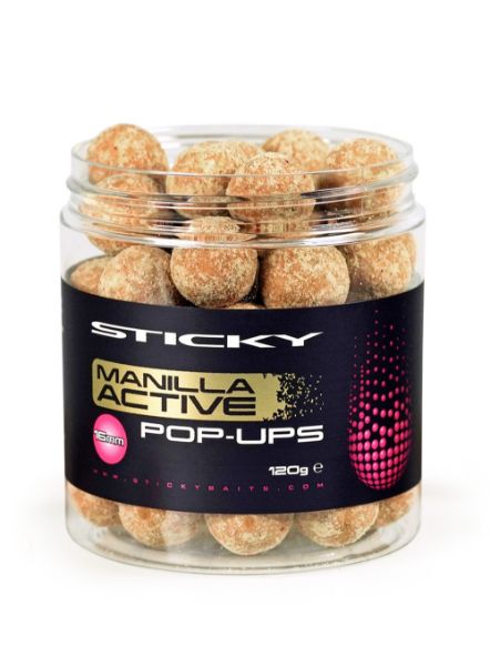 Picture of Sticky Baits Manilla Active Pop Ups 16mm 120g