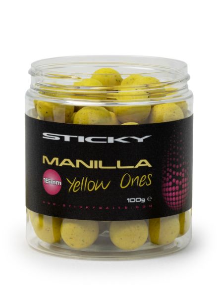 Picture of Sticky Baits Manilla Yellow Ones Pop Ups 14mm 100g