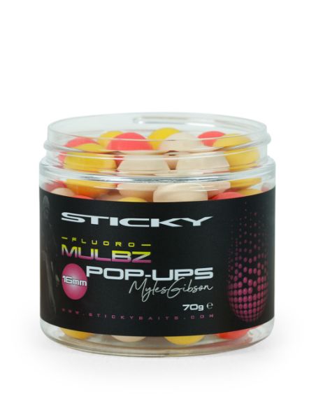 Picture of Sticky Baits Mulbz Pop Ups Fluoro 12mm