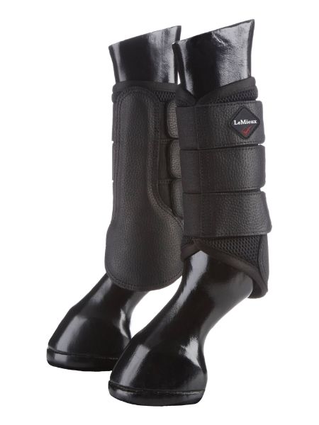Picture of Le Mieux Prosport Mesh Brushing Boots Black Medium