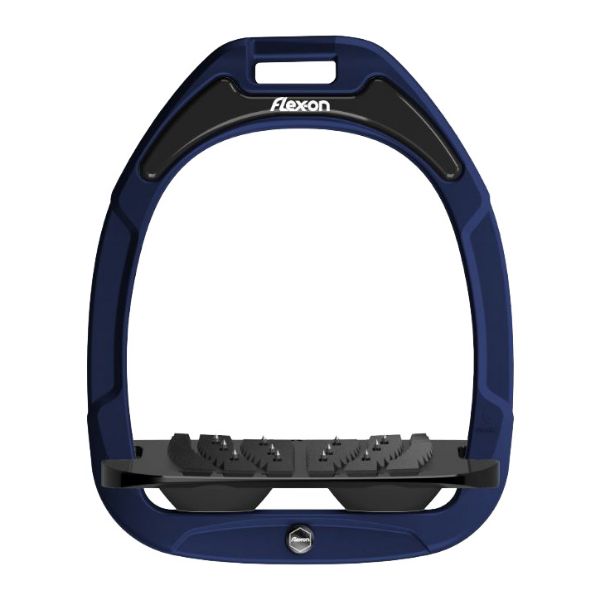 Picture of Flex-on Green Composite Stirrups Navy/Black/Black Inclined Ultra Grip