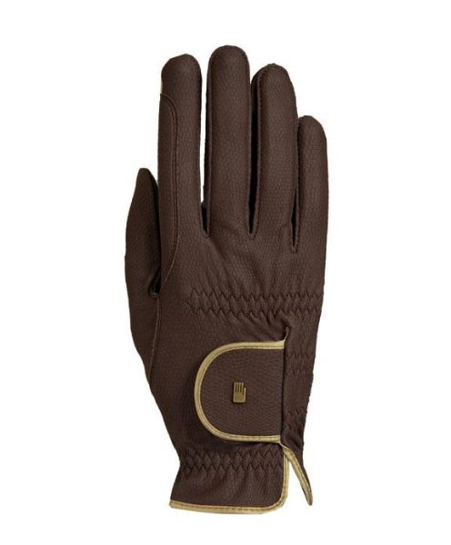 Picture of Roeckl Lona Gloves Mocha / Gold