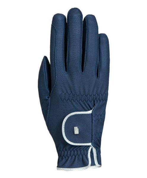 Picture of Roeckl Lona Gloves Navy / Silver