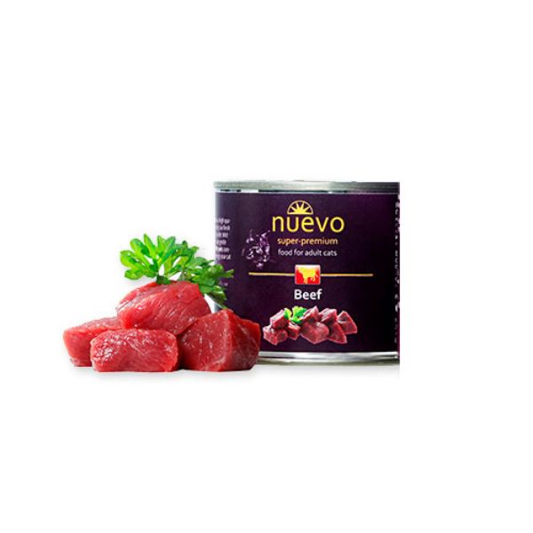 Picture of Nuevo Cat Adult Beef 200g