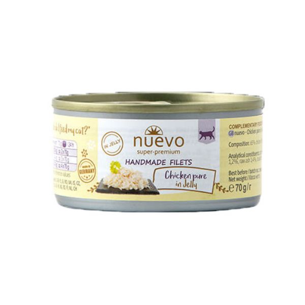 Picture of Nuevo Cat Adult Chicken Tin 70g