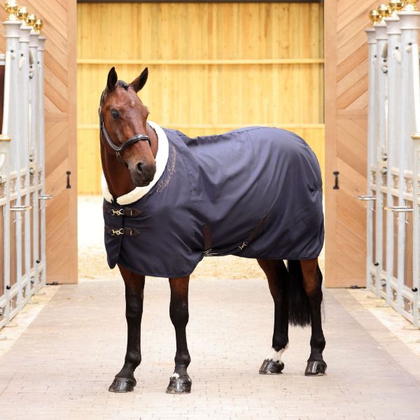 Picture of Shires Deluxe Stable Sheet Navy