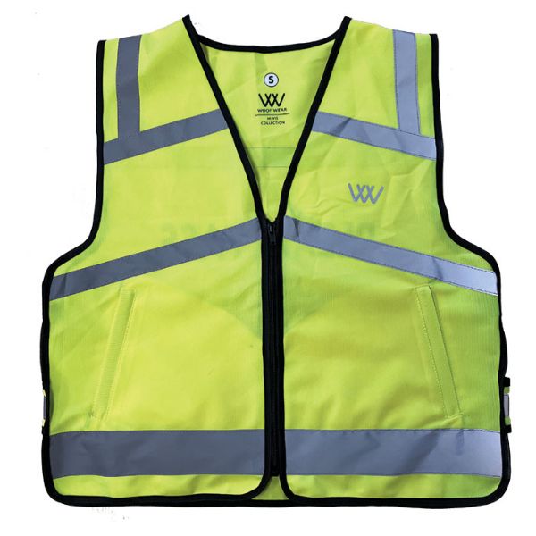 Picture of Woof Wear Hi Vis Riding Vest Yellow Adult