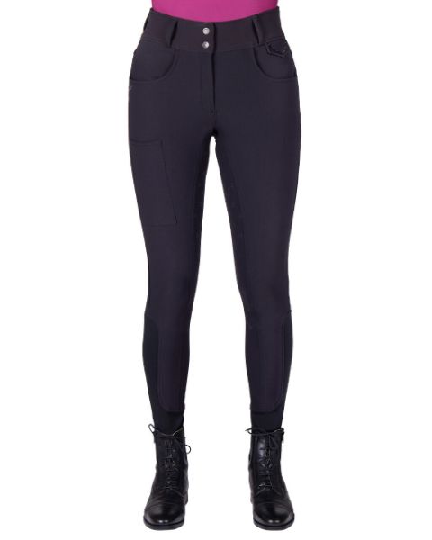 Picture of QHP Breeches Djune Full Grip Black