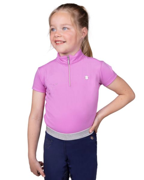 Picture of QHP Junior Sport Shirt Gwenn Pink