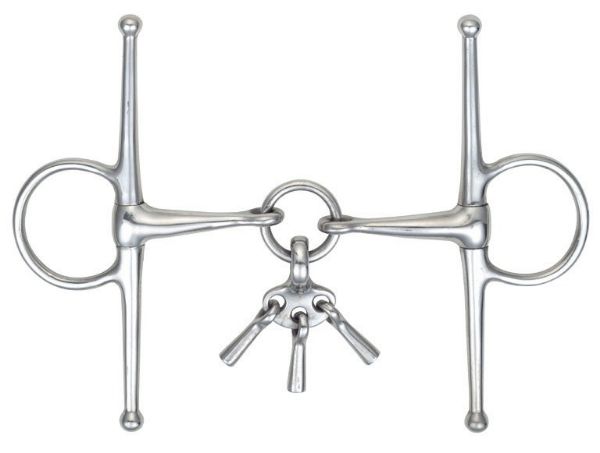 Picture of Shires Full Cheek Snaffle With Keys 5.5"