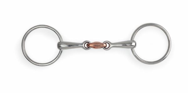 Picture of Shires Loose Ring Copper Lozenge Snaffle
