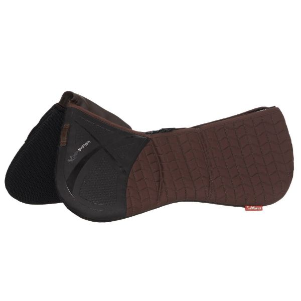 Picture of Le Mieux Pro-Sorb Plain 3 Pocket Quilted Half Pad Brown Medium